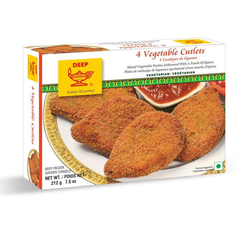 Deep Vegetable Cutlets (4 pieces) 213g